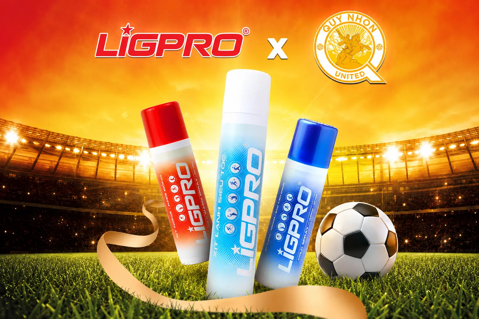 Ligpro Đồng Hành Cùng Quy Nhon United Tại Giải Hạng Nhất Quốc Gia 2026/27