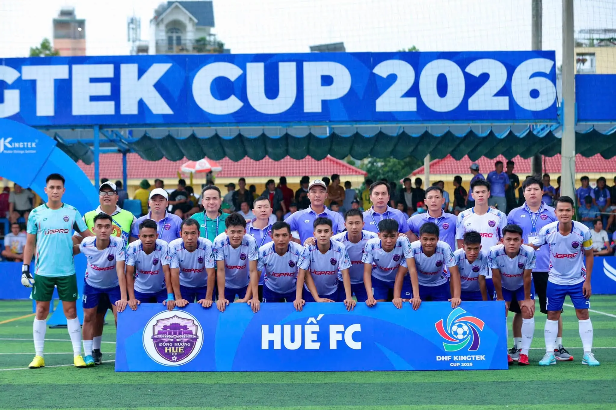 Trận Đấu Mở Màn DHF KINGTEK CUP 2026: Hội Đồng Hương Huế FC Thắng Tưng Bừng Cùng Ligpro