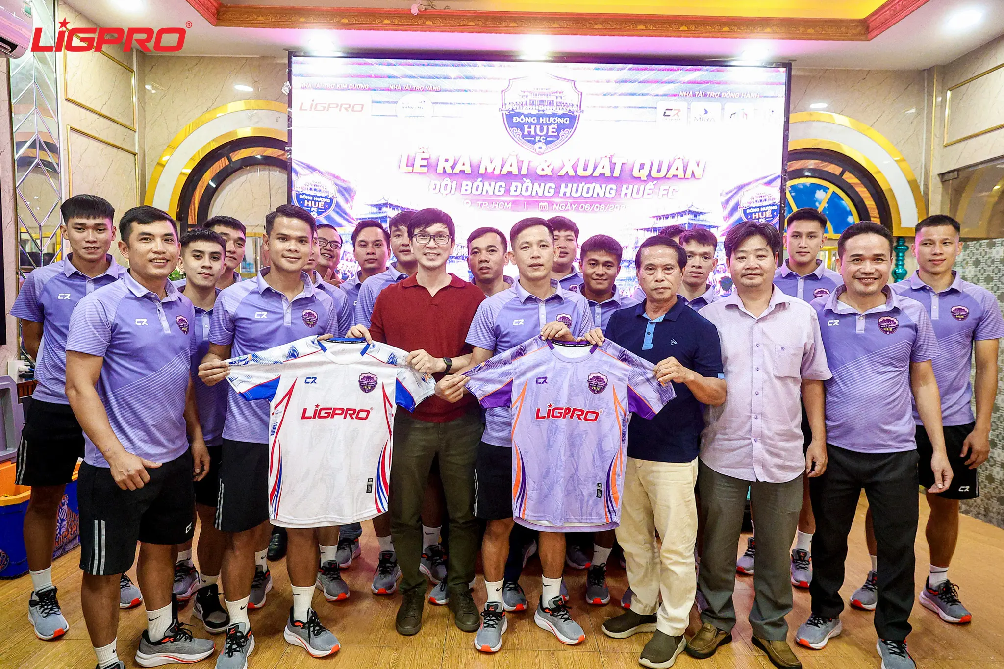 LIGPRO Trở Thành Nhà Tài Trợ Kim Cương Của HĐH Huế FC Tại DHF KINGTEK CUP 2026: Lễ Ra Mắt Và Xuất Quân
