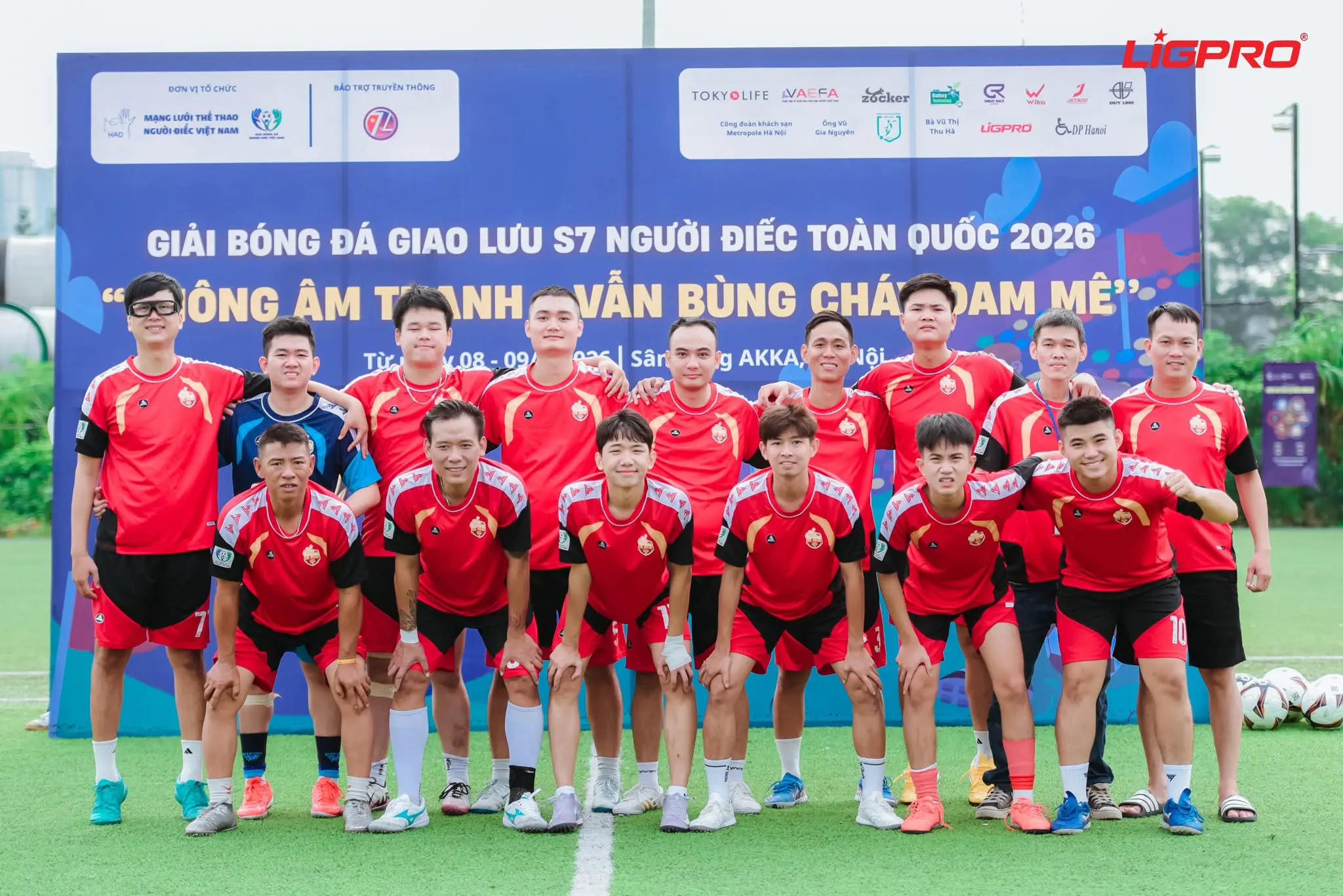LIGPRO Đồng Hành Cùng Giải Bóng Đá Giao Lưu S7 Người Điếc Toàn Quốc 2026: “Không Âm Thanh – Vẫn Bùng Cháy Đam Mê”