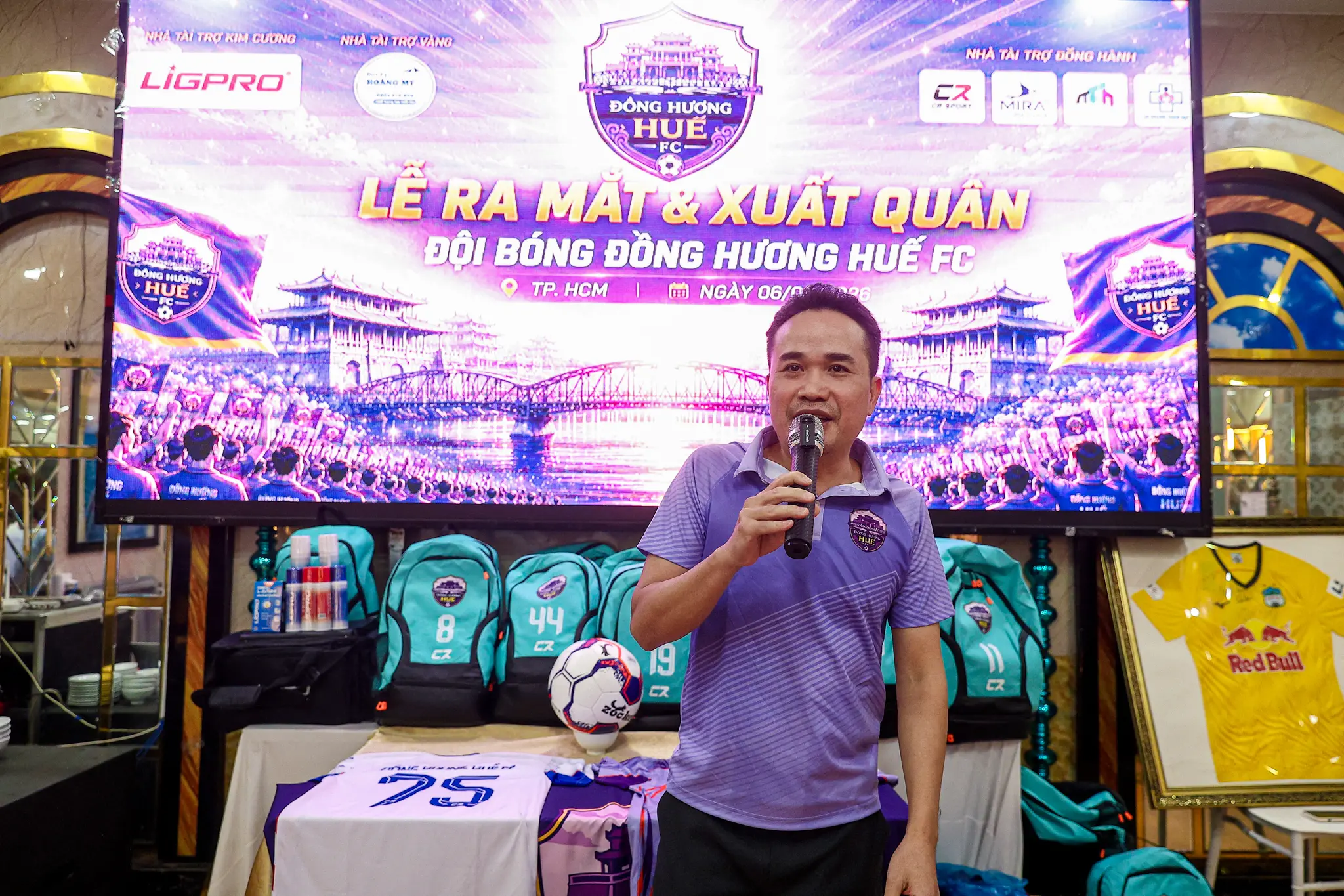 LIGPRO Trở Thành Nhà Tài Trợ Kim Cương Của HĐH Huế FC Tại DHF KINGTEK CUP 2026: Lễ Ra Mắt Và Xuất Quân