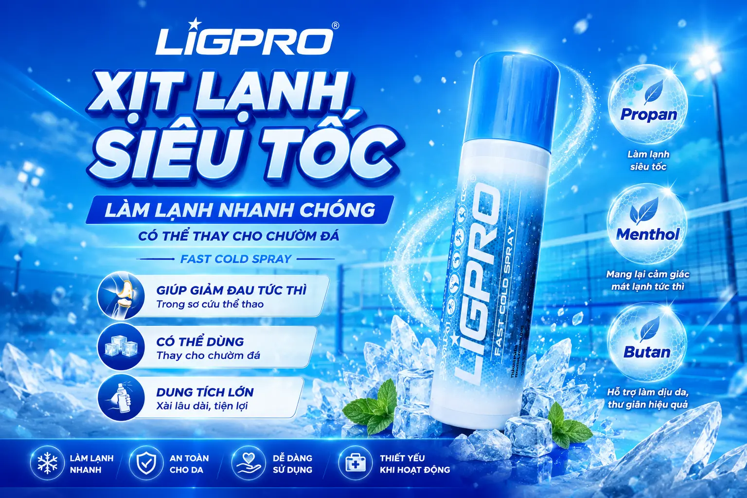 Chân Bị Bong Gân Xử Lý Thế Nào? Xịt Lạnh Siêu Tốc Ligpro Sơ Cứu Chấn Thương Cổ Chân