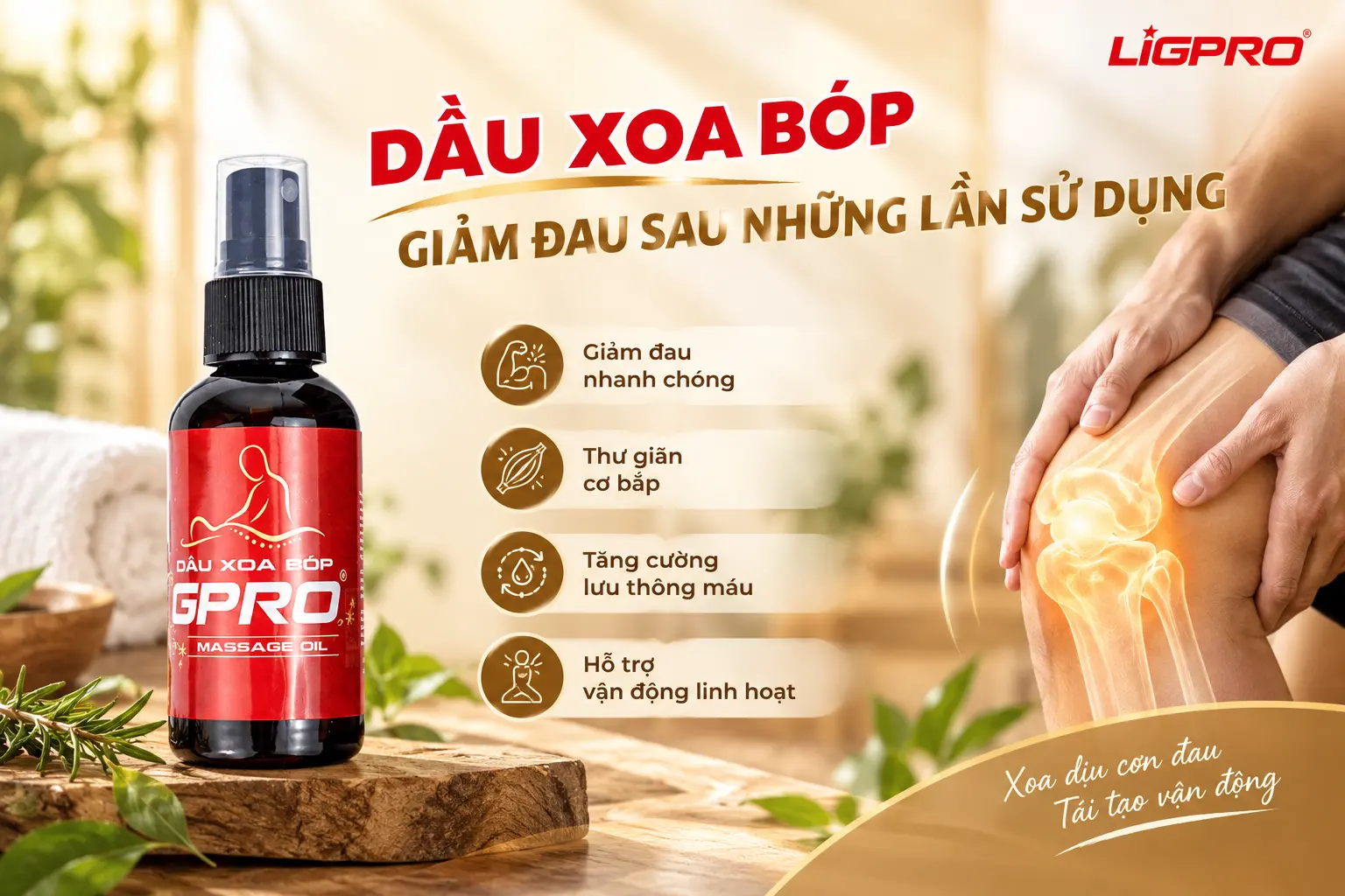 Dầu Xoa Bóp Ligpro: Bổ Thảo Dược Đột Phá, Dầu Xoa Bóp Có Tác Dụng Gì Và Cách Sử Dụng Dầu Xoa Bóp Hiệu Quả